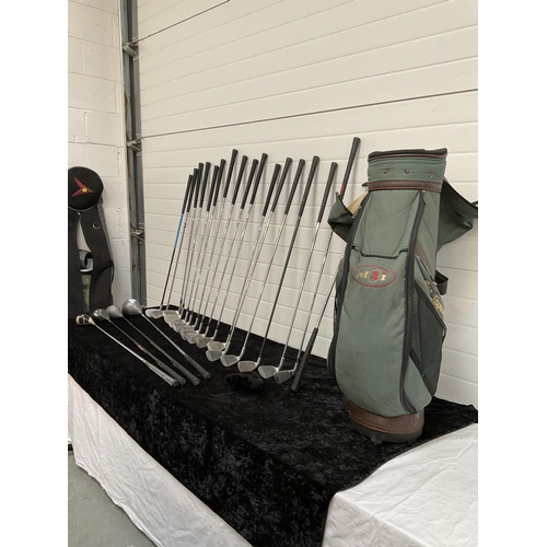 37 - SET OF GOLF CLUBS IN BAG