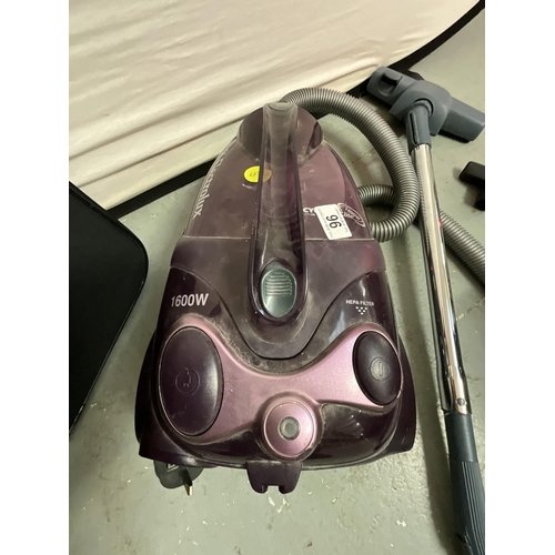 96 - ELECTROLUX 1600W HOOVER AND SUITCASE