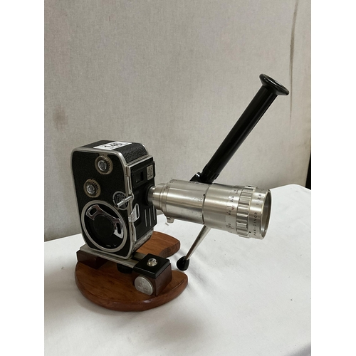 146 - 2 DESK MOUNTED CINE CAMERAS - PAILLARD BOLEX