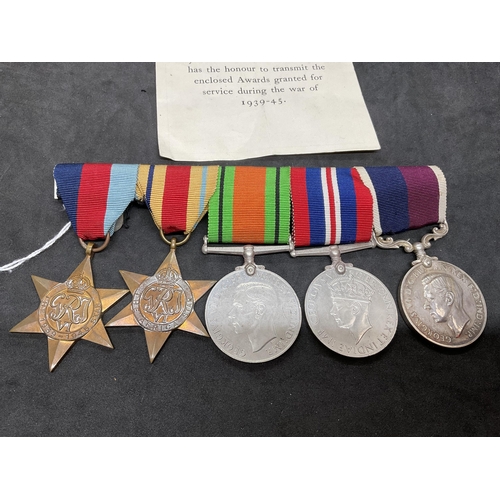 155 - GROUP OF WW2 MEDALS TO INCLUDE LONG SERVICE & CONDUCT RAF MEDAL