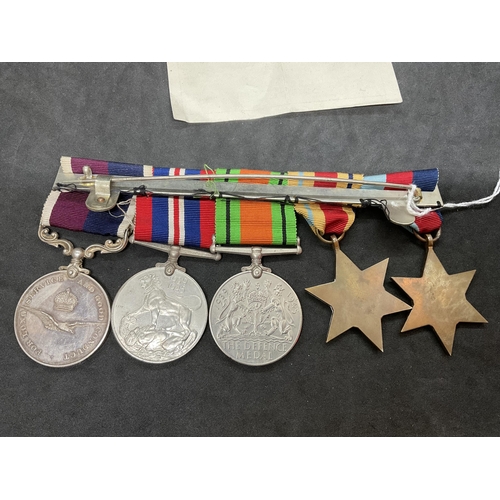 155 - GROUP OF WW2 MEDALS TO INCLUDE LONG SERVICE & CONDUCT RAF MEDAL