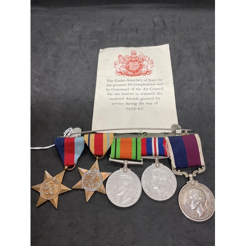 155 - GROUP OF WW2 MEDALS TO INCLUDE LONG SERVICE & CONDUCT RAF MEDAL