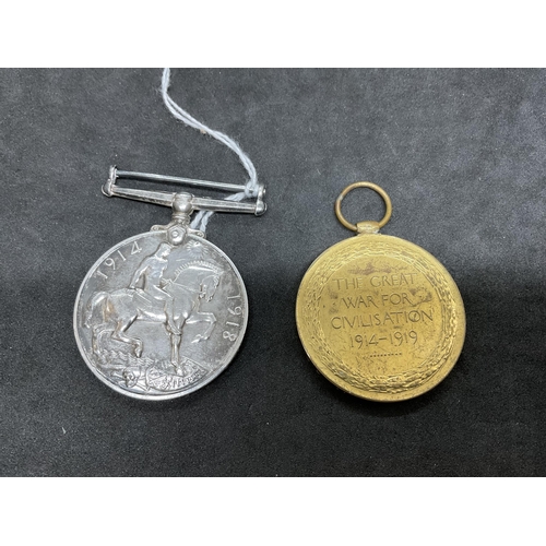 157 - PAIR OF WW1 MEDALS