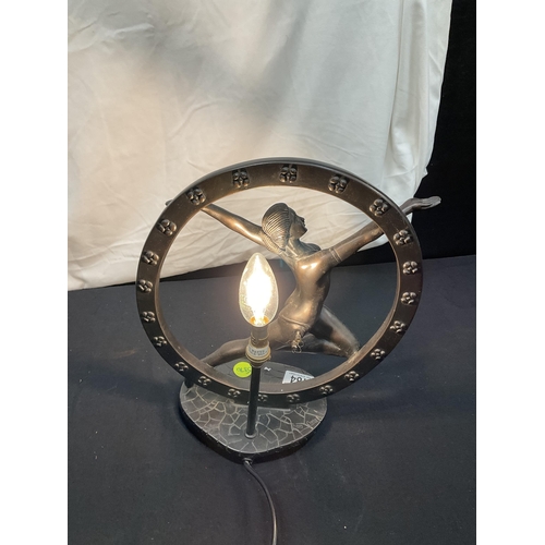 184 - ART DECO STYLE TABLE LAMP H13.5