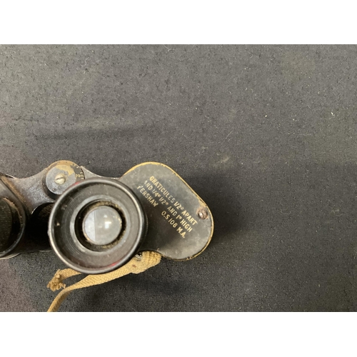 190 - PAIR OF MILITARY VINTAGE FIELD GLASSES