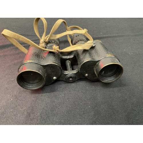 190 - PAIR OF MILITARY VINTAGE FIELD GLASSES