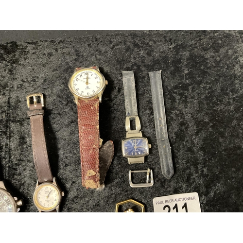 211 - 4 WRIST WATCHES AND MODERN POCKET WATCH H