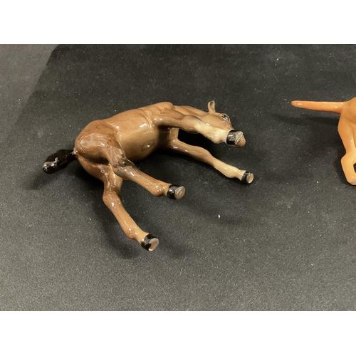 229 - QTY OF BESWICK ANIMALS TO INCLUDE FRESIAN COW H4.5