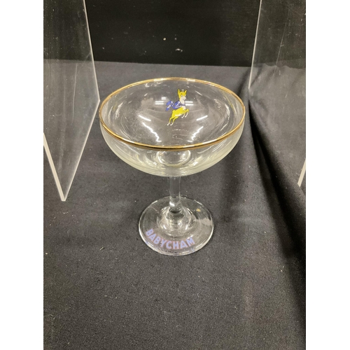 232 - 5 BABYCHAM GLASSES