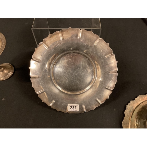 237 - SILVER PLATED BOWL H4