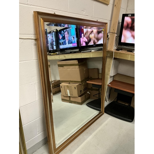 2 - LARGE BEVEL EDGE WALL MIRROR 61