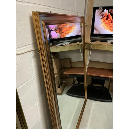 2 - LARGE BEVEL EDGE WALL MIRROR 61