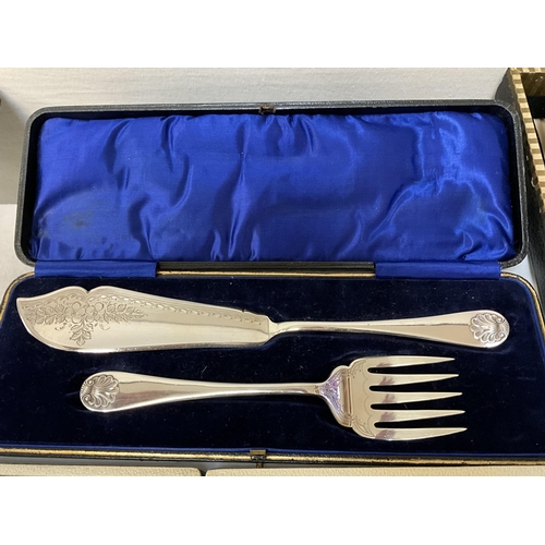 20 - 4 CASED BOXES OF VINTAGE FLATWARE