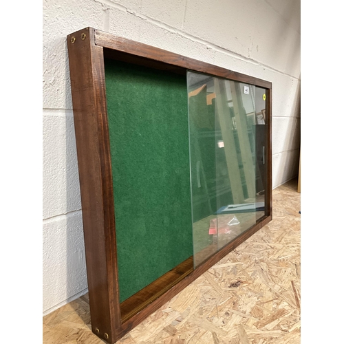 44 - SLIDING GLASS DOOR COLLECTORS CABINET H24