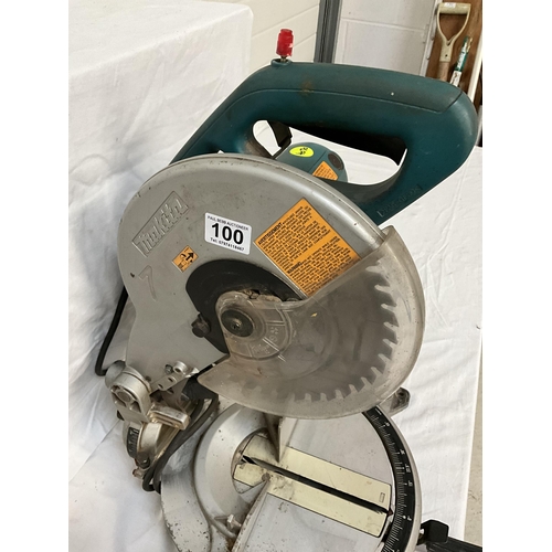 100 - ** LOT WITHRDAWN FAILED SAFETY TEST **MAKITA CIRCULAR MITRE SAW