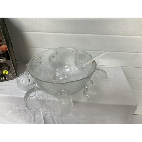 89 - ASPEN BOXED PUNCH BOWL SET