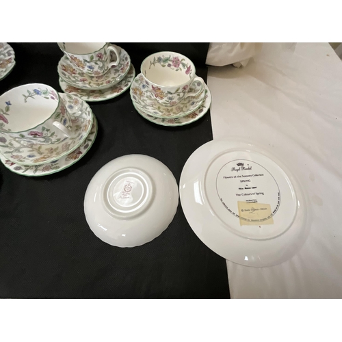 106 - BOX OF CHINA TO INCLUDE MINTON TEA SERVICE ETC