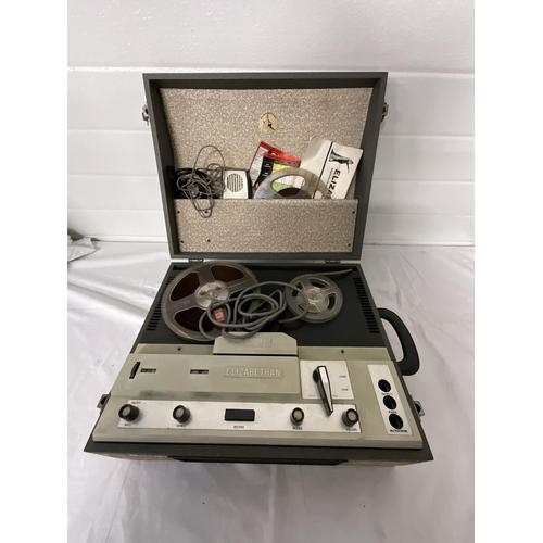 128 - VINTAGE ELIZABETHAN LZ30 REEL TO REEL TAPE