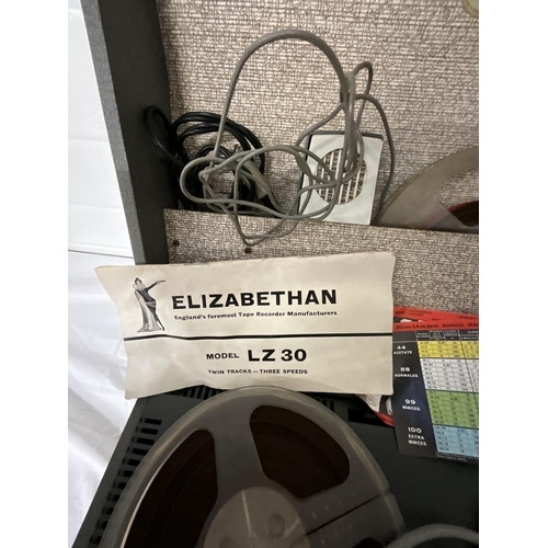 128 - VINTAGE ELIZABETHAN LZ30 REEL TO REEL TAPE