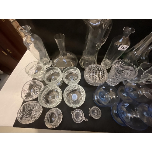 152 - 2 BOXES OF GLASSWARE