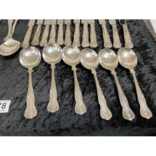 178 - QTY OF SILVER PLATED CUTLERY