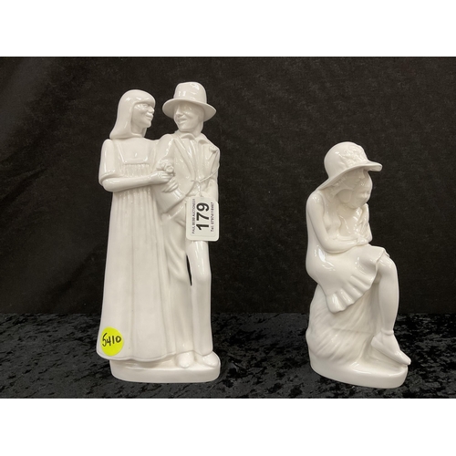 179 - 2 SPODE FIGURES  H12