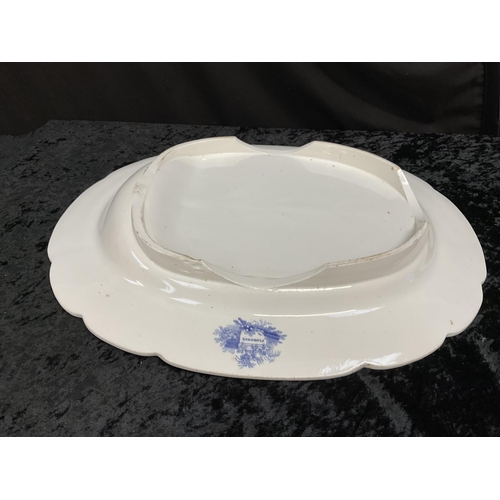 183 - VICTORIAN FLORENCE MEAT PLATE 16