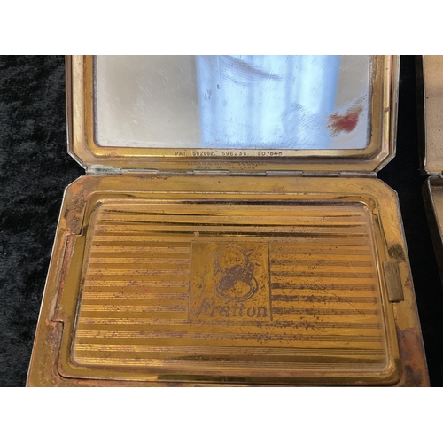 217 - COLLECTION OF CIGARETTE CASES TO INCLUDE A HALLMARKED BIRMINGHAM SILVER EXAMPLE A HALLMARKED SILVER ... 