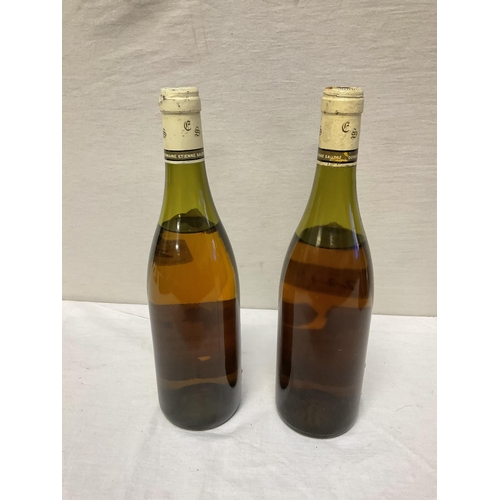 221 - 2 BOTTLES OF WINE DATED 1984 AND 1988 AND A BOTTLE OF CHAMPAGNE