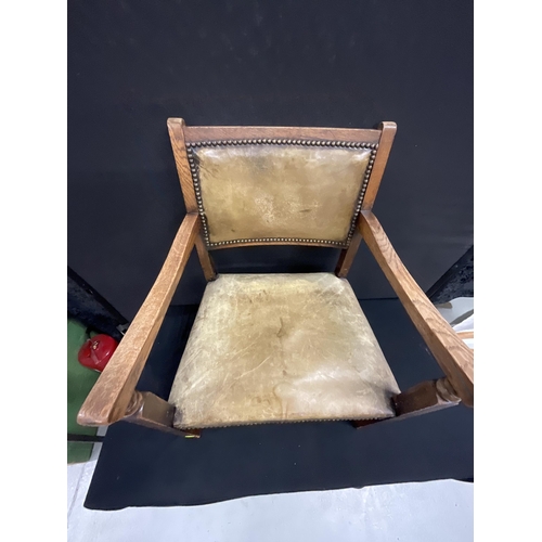 236 - VINTAGE OAK ARMCHAIR