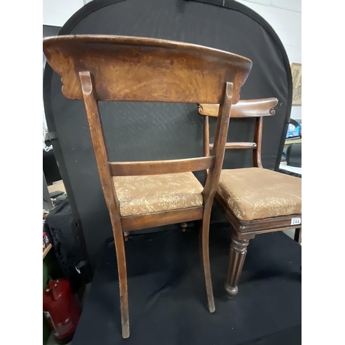 244 - PAIR OF VICTORIAN MAHOGANY DINING CHAIRS