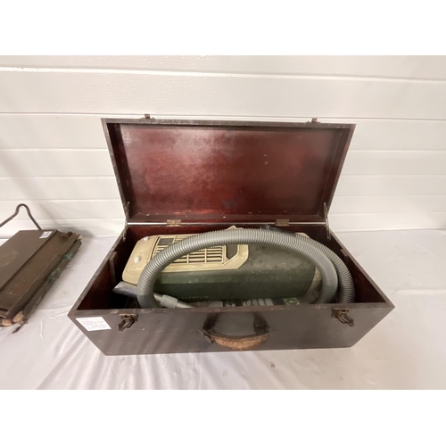 246 - VINTAGE CASED ELECTROLUX HOOVER AND EWBANK CARPET SWEEPER