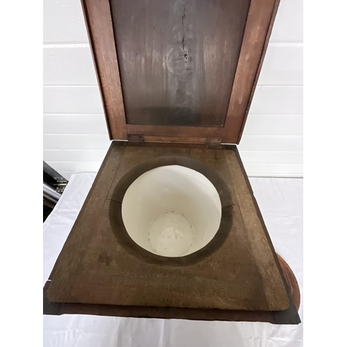 259 - VICTORIAN BOX COMMODE H18