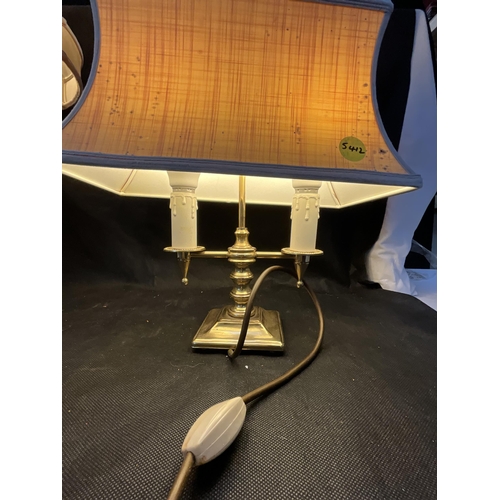 263 - BRASS TABLE LAMP H16