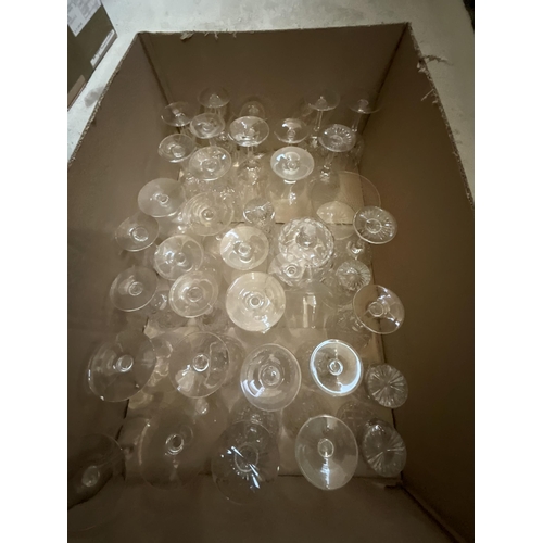 274 - 3 BOXES OF GLASSWARE