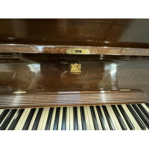 301 - MARSHALL AND ROSE MAHOGANY CASED UPRIGHT PIANO H45