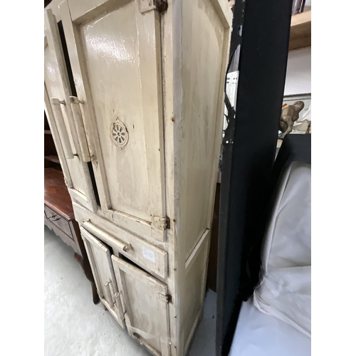 311 - VINTAGE PAINTED KITCHEN CABINET H65