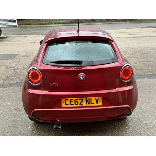 414 - 2012 ALFA ROMEO MITO SPRINT 1248CC 3 DOOR HATCHBACK DIESL CAR, MILEAGE 91939
M.O.T  18/11/24   REG C... 