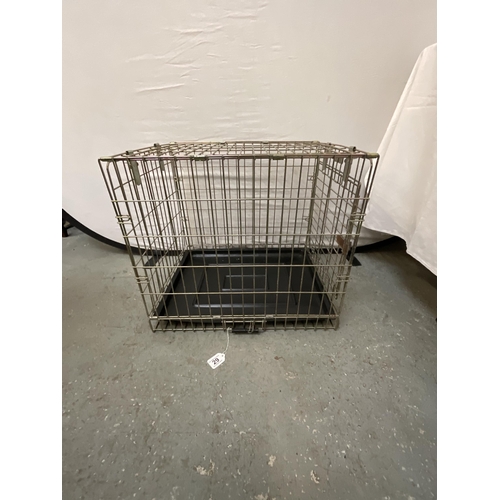 29 - FOLDING PET CAGE H20