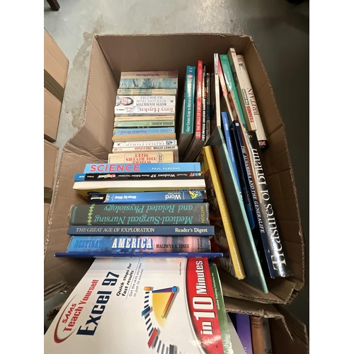 54 - 4 BOXES OF BOOKS