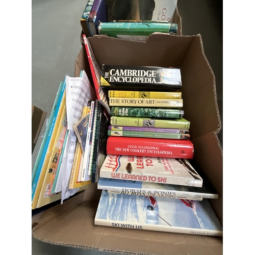 54 - 4 BOXES OF BOOKS