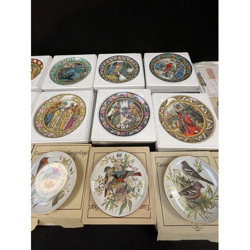 80 - LARGE COLLECTION OF BOXED WEDGWOOD COLLECTORS PLATES WITH  CERTIFICATES