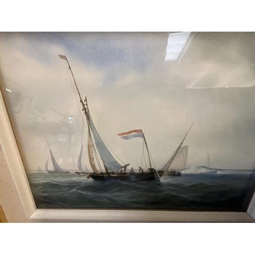 94 - PAIR OF FRAMED SEASCAPES SIGNED ROB MOURS  11