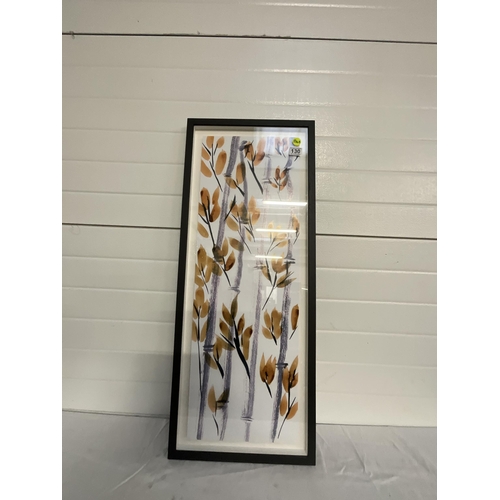 130 - MODERN FRAMED BAMBOO SHOOTS PICTURE 37