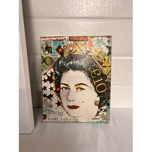 135 - LIMITED EDITION 20/100 ELIZABETH R & PHILLIP COLOUR PRINT SIGNED TO MARGIN AND A PAUL LE CHIEN QE2 2... 