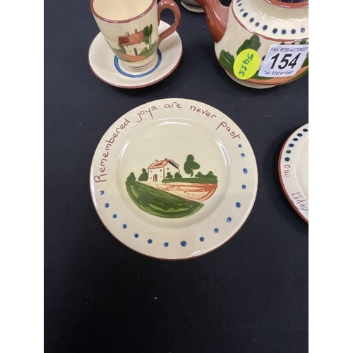 154 - QTY OF VINTAGE TORQUAY POTTERY ITEMS