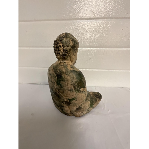 156 - CAST METAL BUDDHA FIGURE H9