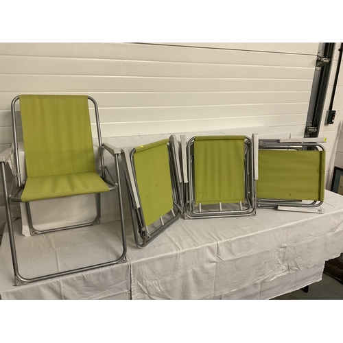 262 - 4 FOLDING SUN CHAIRS