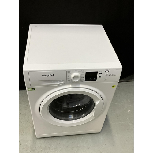 343 - HOTPOINT 8KG AUTO WASHING MACHINE