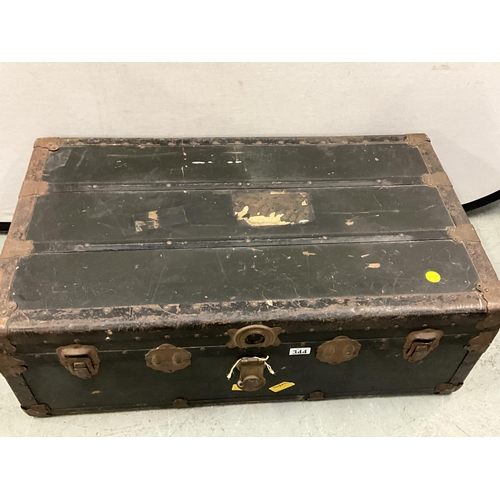 344 - VINTAGE TRAVELLERS CHEST H13